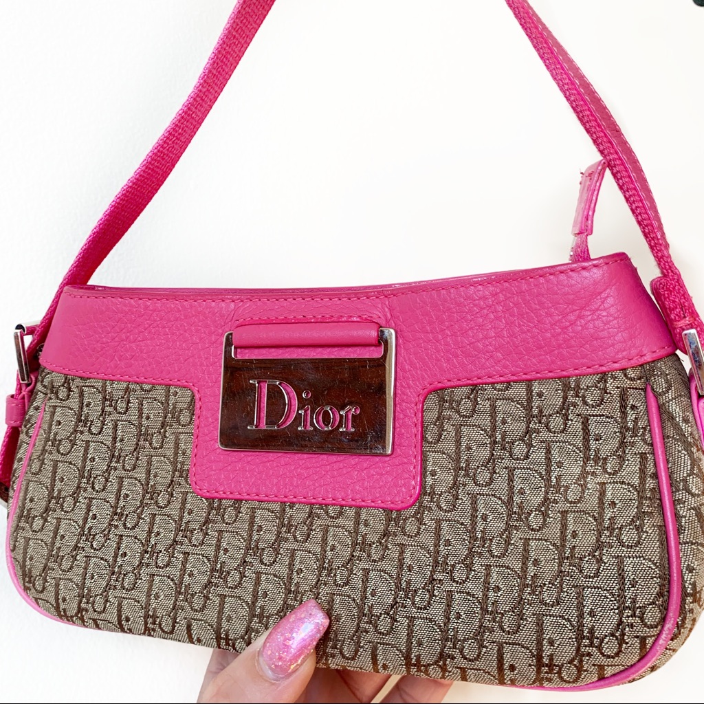 Authentic Pink Dior Pochette Rare